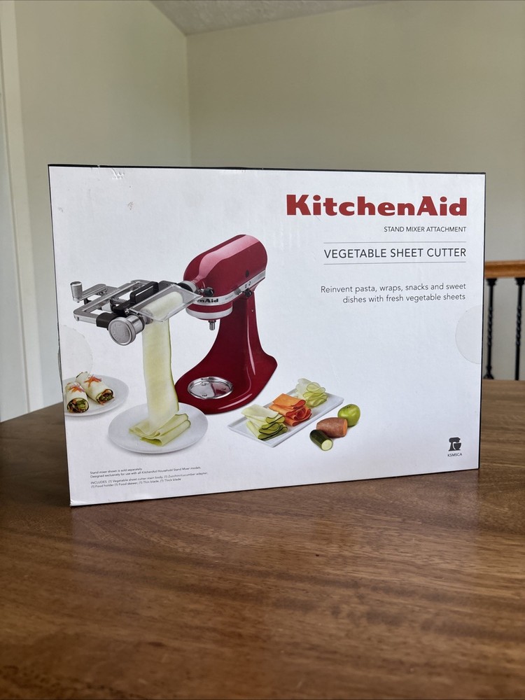 KitchenAid Vegetable Sheet Cutter Stand Mixer Attachment Thin Thick Blades