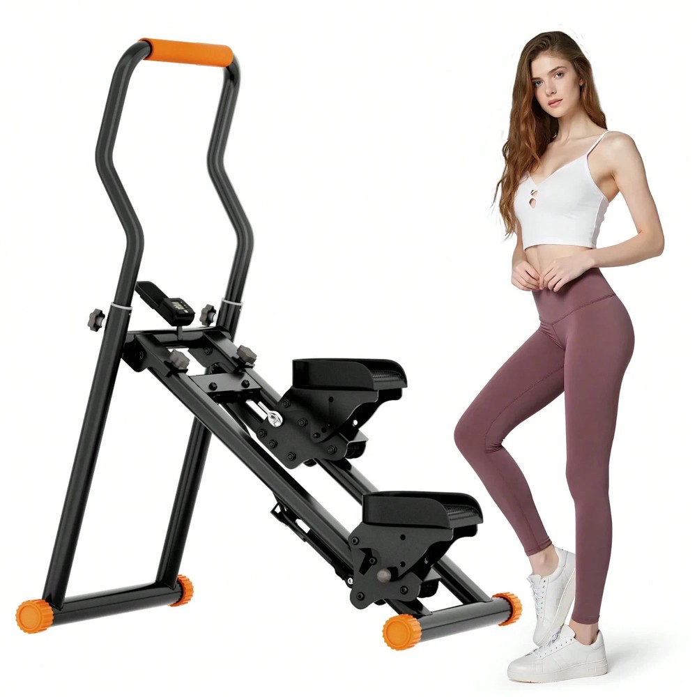 Foldable Stair Stepper, Vertical Climbing Machine, Full-Body Workout, Adjustable