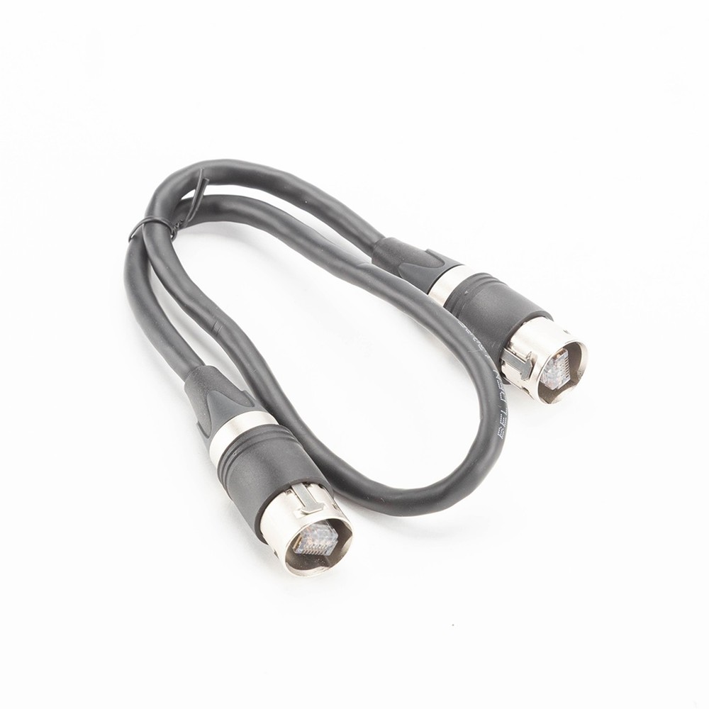 Whirlwind 2' Ethercon Male to Ethercon Male Shielded Tactical CAT6 Ethernet Cabl