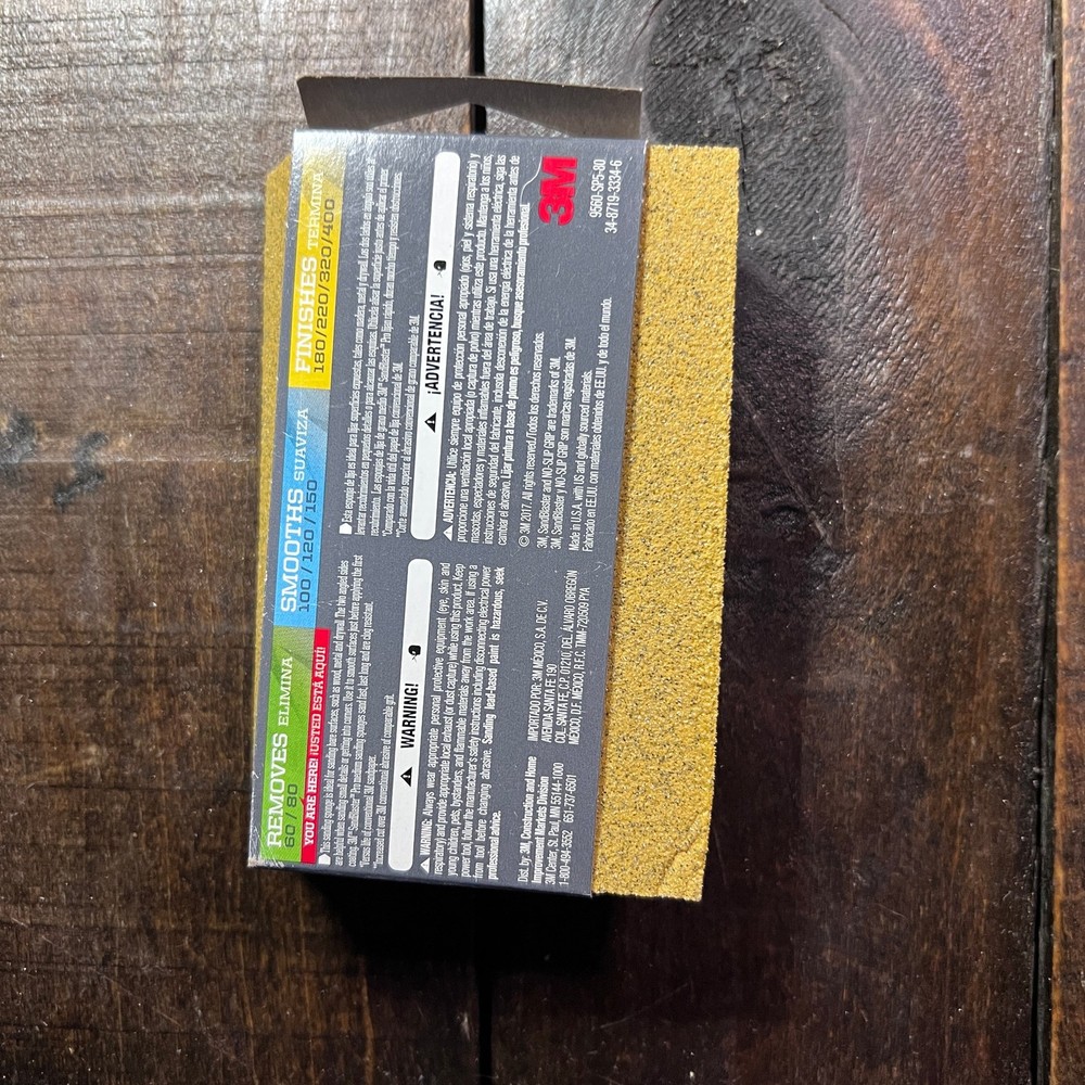 3M 80 Grit Edge Detailing Sanding Sponge