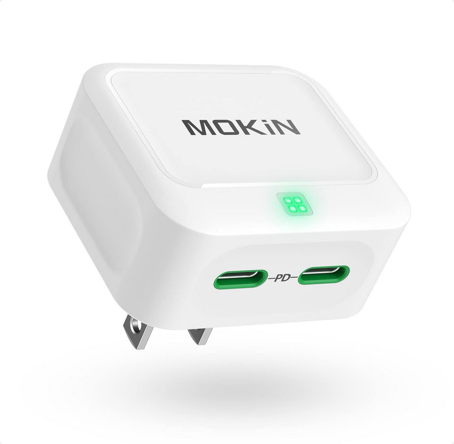 MOKiN Mini 40W Dual USB C Wall Charger