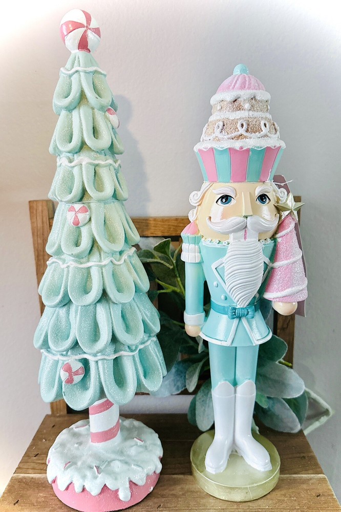New Cupcakes and Cashmere Aqua Blue Nutcracker Tree Bundle Christmas Bundle