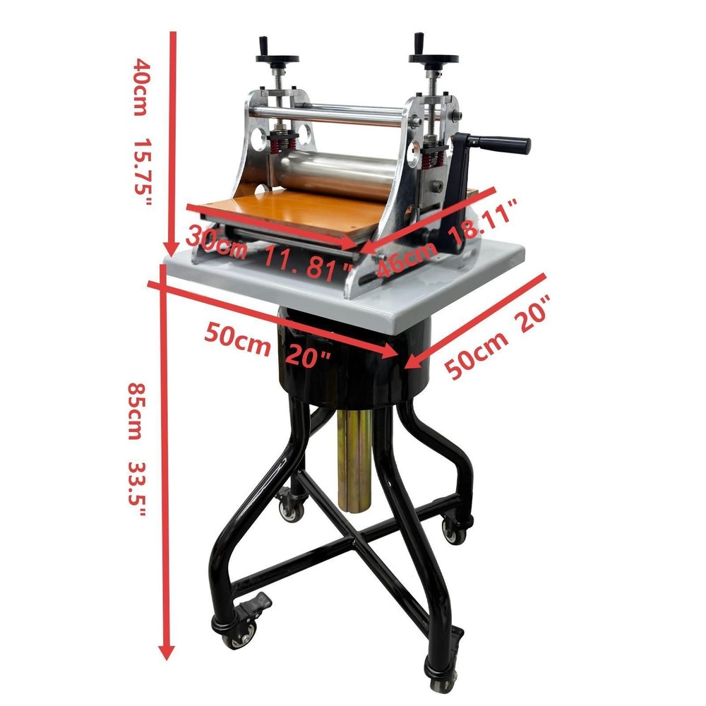 Printmaking Machine Sculpture Turntable 360°Rotating Workbench Clay Art Printing