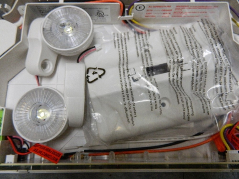 Exit Sign 1 & 2 Face Universal Mount LED Combination Exit Signs