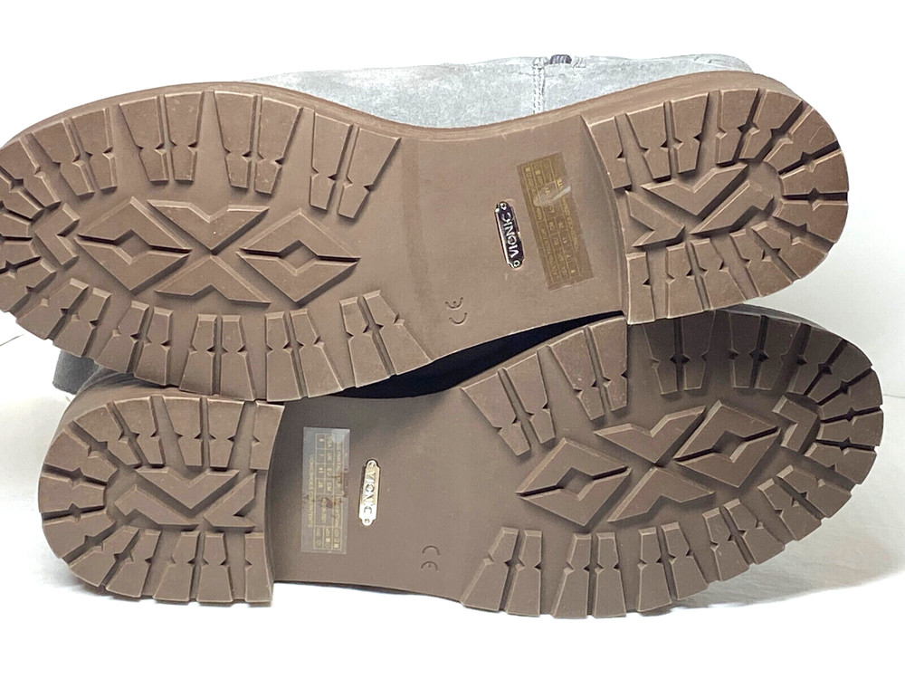 Vionic Aslynn Size 9 Gray Water-Repellent Suede Lug Boot