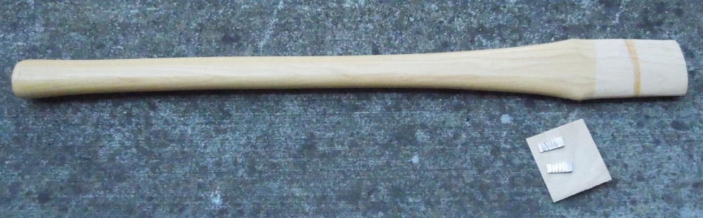 28 1/2 "  Hickory Axe Handle with wedges