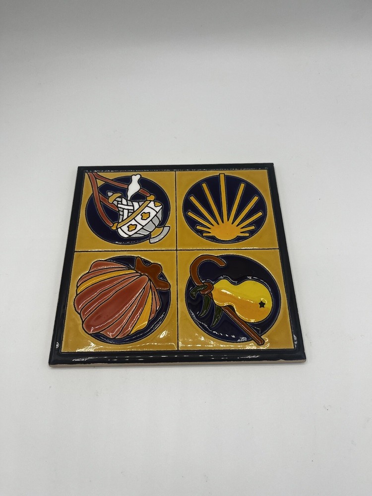 Art Hand Made Glazed Tile 5”x 5"