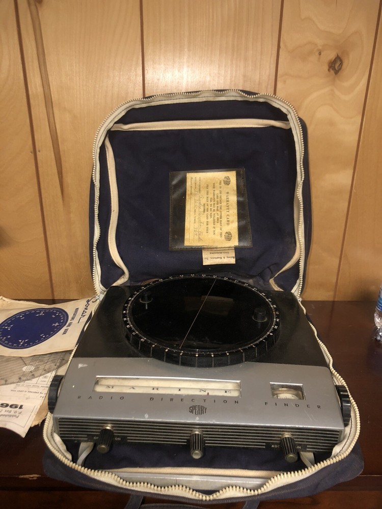 Sperry Radio Direction Finder Receiver Vintage