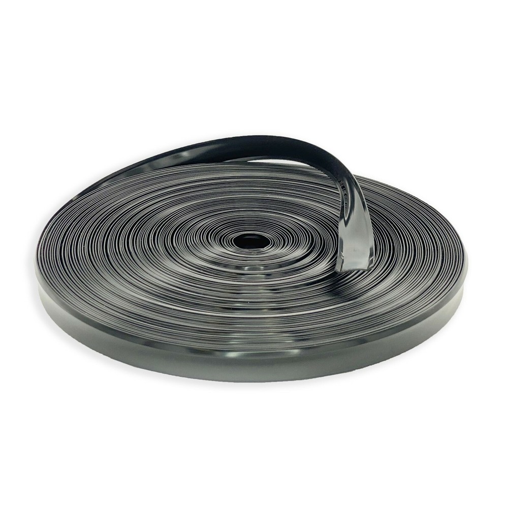 3/4" x 100 ft BLACK Vinyl Trim Molding Screw Cover RV Boat Camper Trailer 0.75"