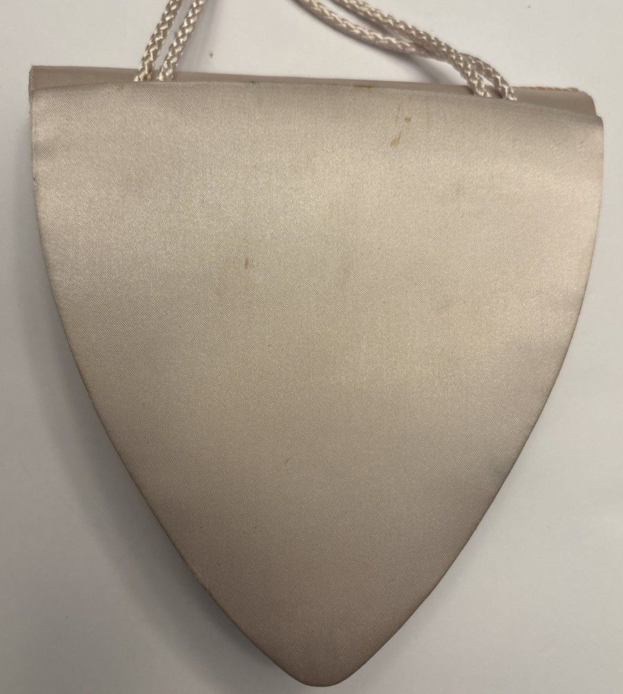 Vintage Bueno Purse Caryl Brill Iridescent Sequin Triangular Read Description
