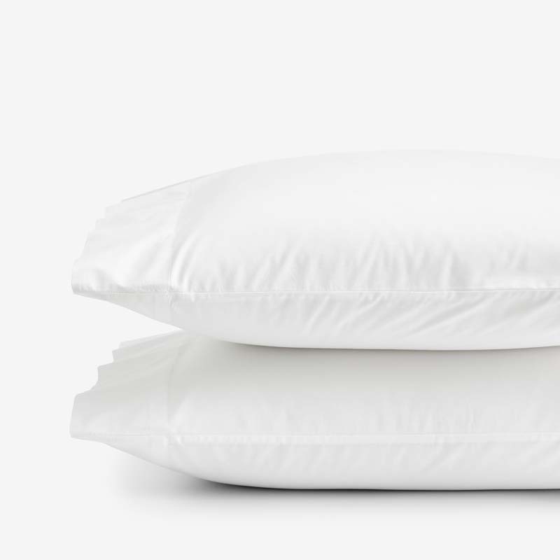 Solid Garment Washed Cotton Percale Pillowcase Set-TheCompanyStore|61816