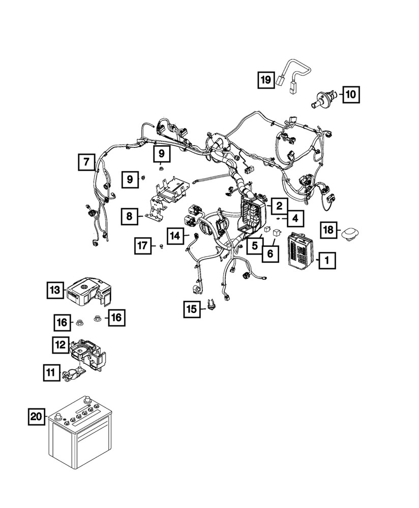 Genuine Mopar Relay 68314462AA
