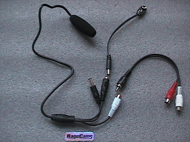 MICROPHONE POWERED MIC HI-GAIN+WINDSCREEN 5-12V DC 2/CH