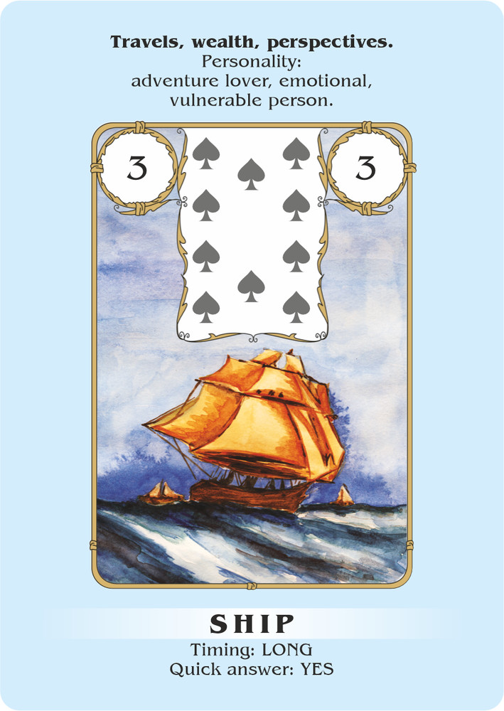 Lenormand: Quick Answers, tutorial Lenormand oracle deck for beginners