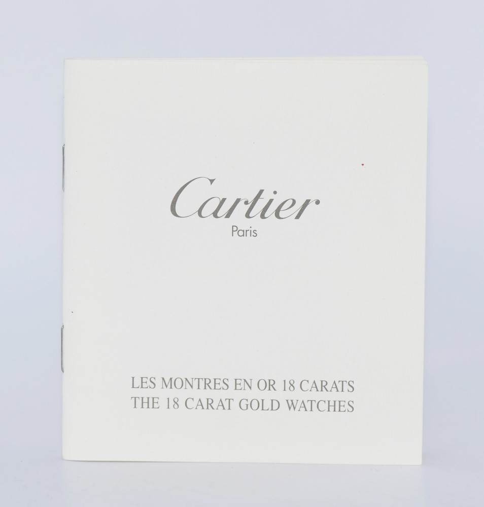 Cartier Booklet Manual