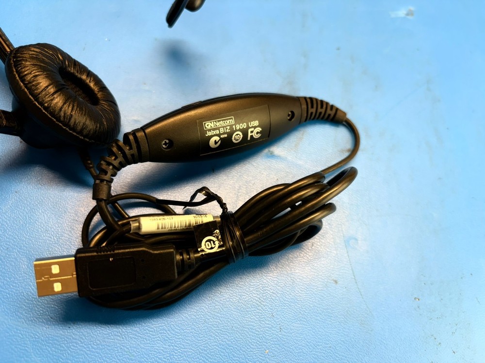 Jabra BIZ 1900 USB Mono Headset with Microphone - Volume Control - Call Function