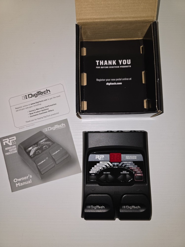 Digitech RP55 Multi-Effects Pedal - with Power Supply