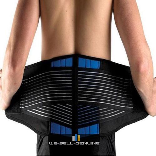 Adjustable Neoprene Double Pull Lumbar Support Lower Back Belt Brace Pain Relief