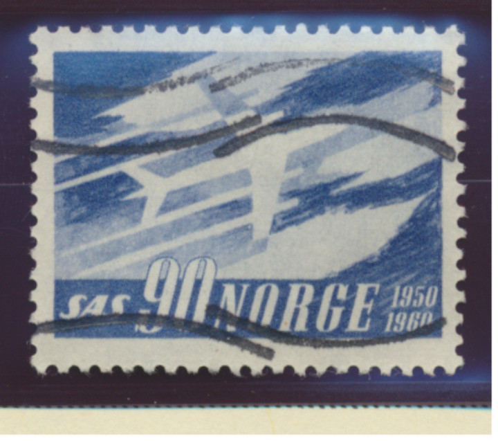Norway Stamp Scott #388, Used