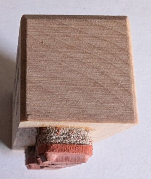 Wood/Rubber Stamp "Thanks a Melon!"