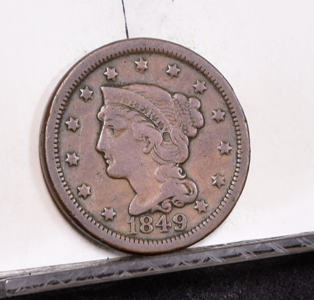 1849 Large Cent - Fine (#57818-L)