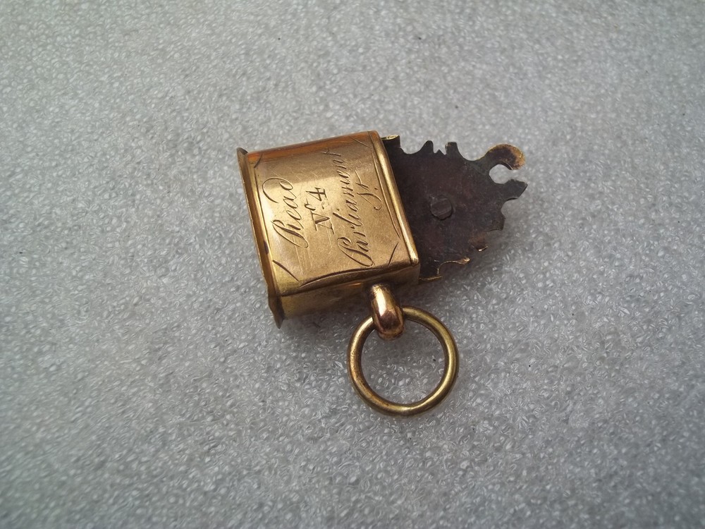 Antique 18th Century "Read" British Military Small Scabbard Fitting
