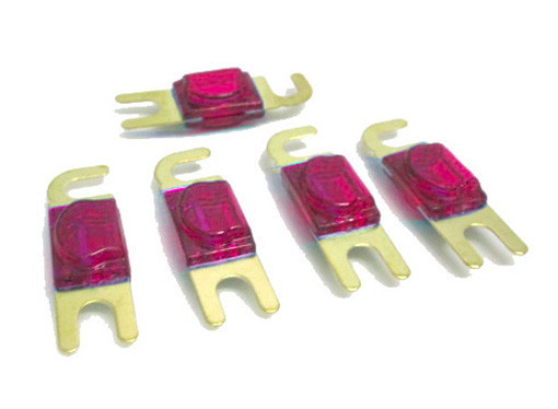 5 PACK MINI ANL Fuses 50 AMP Red