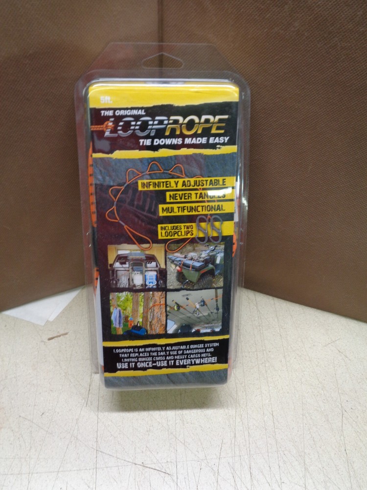 New Original Looprope Cargo Tie Down 5' adjustable Bungee