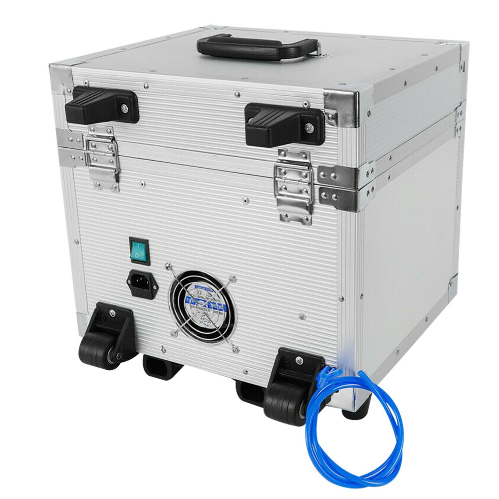 Portable Dental Mobile Delivery Unit Rolling Case Air Compressor Suction 4 HOLES
