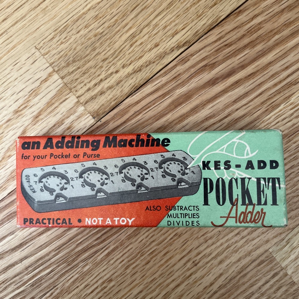 Kesling Pocket Adder KES-ADD Adding Machine