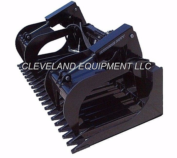 84" EXTREME-DUTY SKELETON ROCK GRAPPLE ATTACHMENT John Deere Skid-Steer Loader