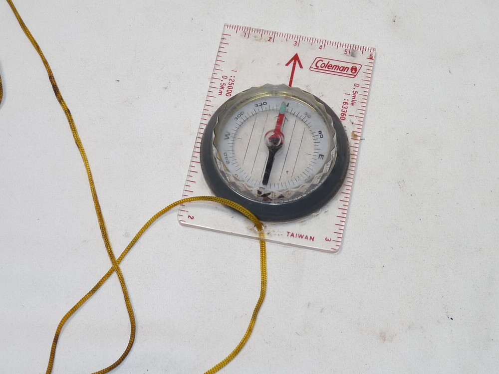 Vintage Coleman Map Compass