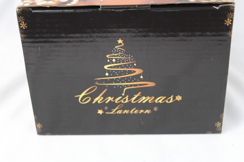Christmas Snow Globe Lantern, Lighted Water Lantern LED