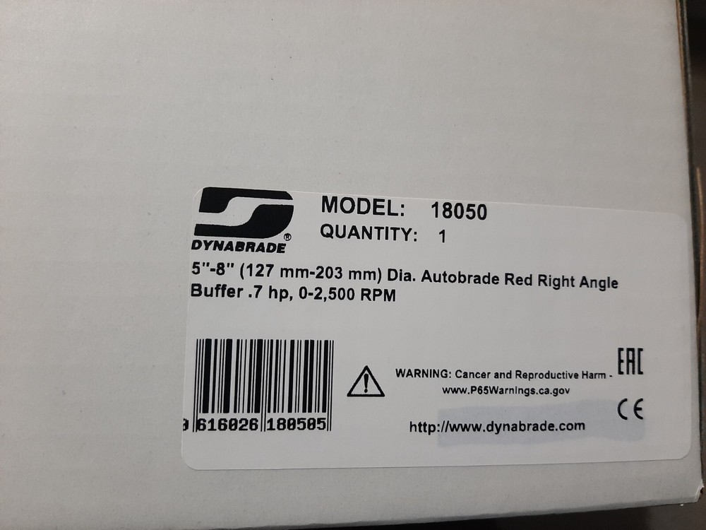 Dynabrade Right Angle Buffer DYB18050 New!