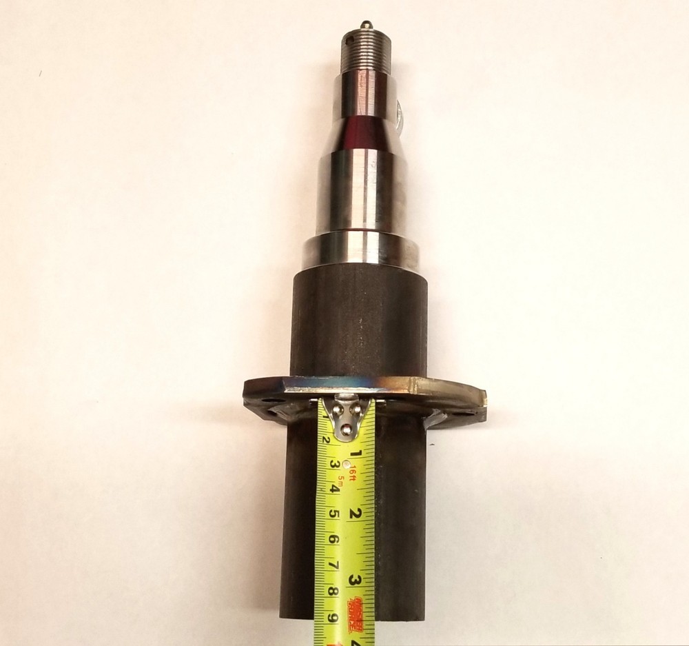 TWO Trailer Axle Spindle #42 6000# 7000# W/ Brake flange EZ Lube Hub Stub shaft