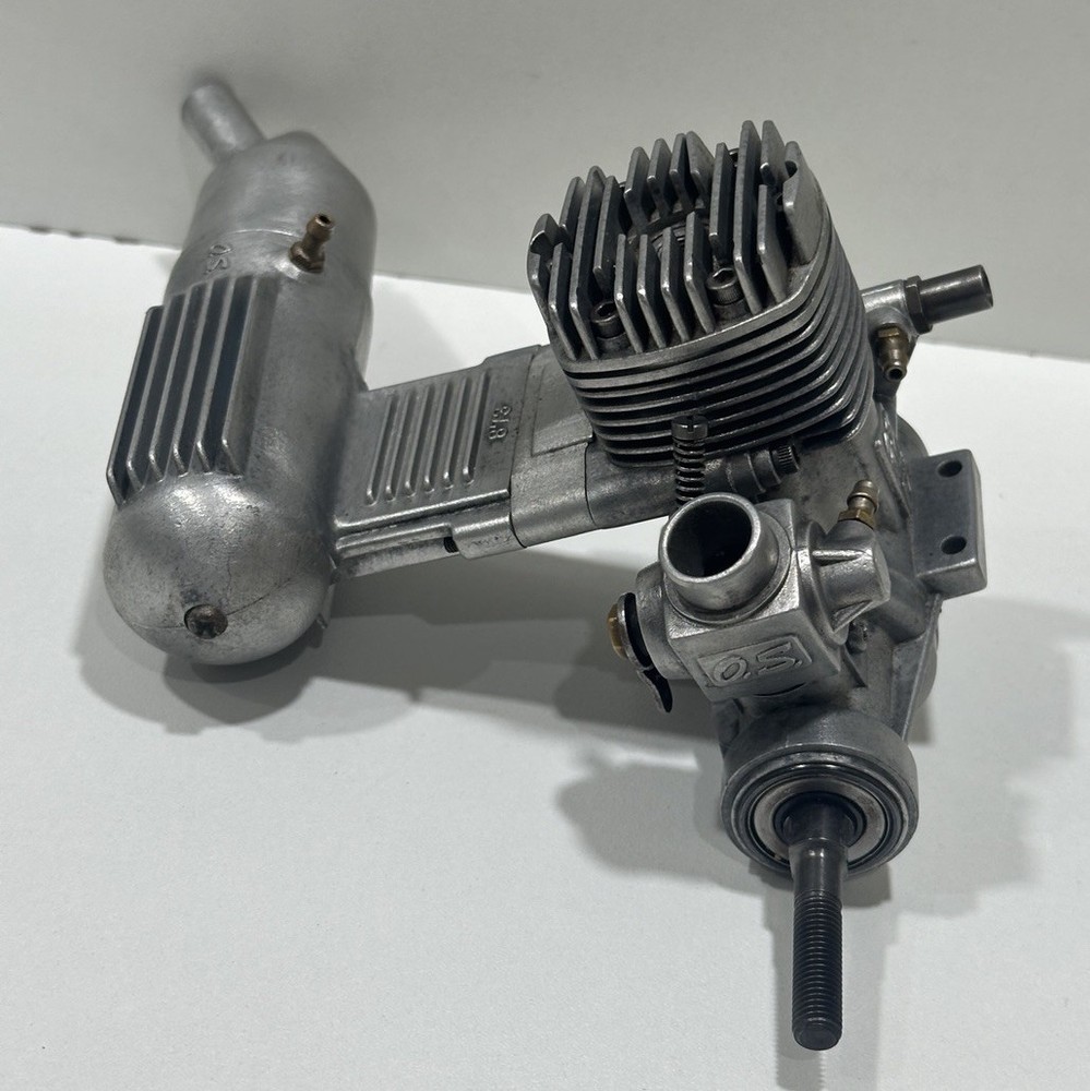 OS Max 46 FX Nitro Airplane Engine 2-Stroke. Tight Compression OS Engine 46FX