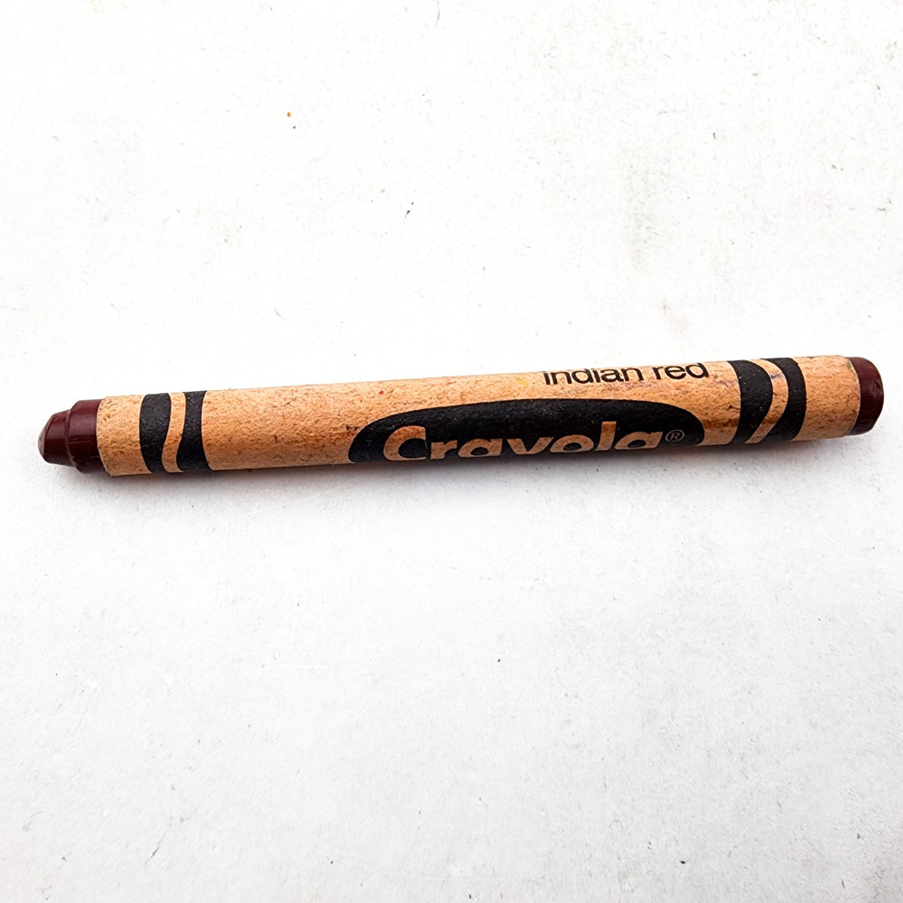 Vintage Binney & Smith Crayola Indian Red Crayon Replacement