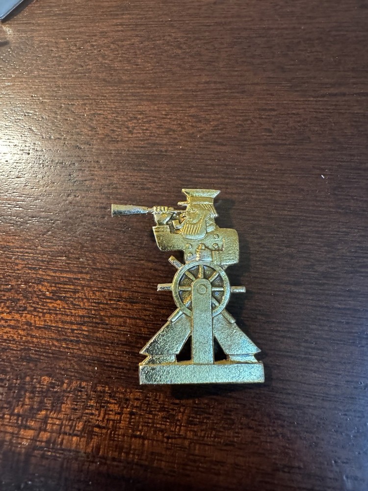 Vintage Soviet "Captain" lapel pin