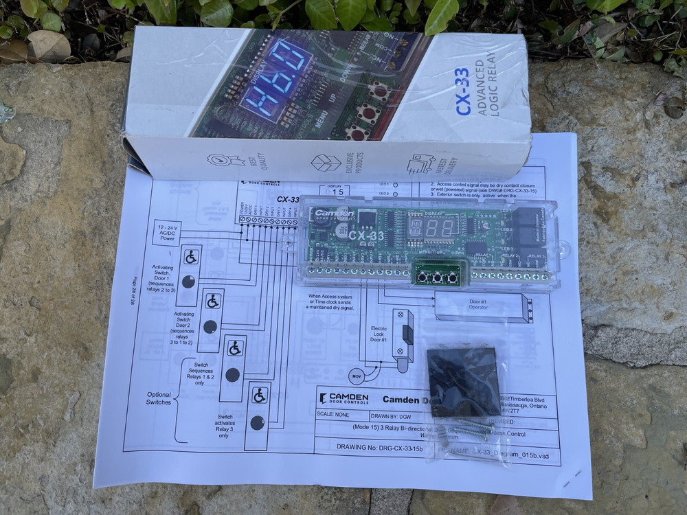 Camden CX-33 door controls Advanced Logic Relay Access control/ READ