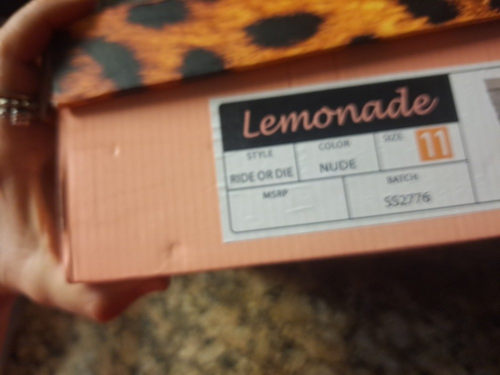Lemonade Heels Boots Size 11
