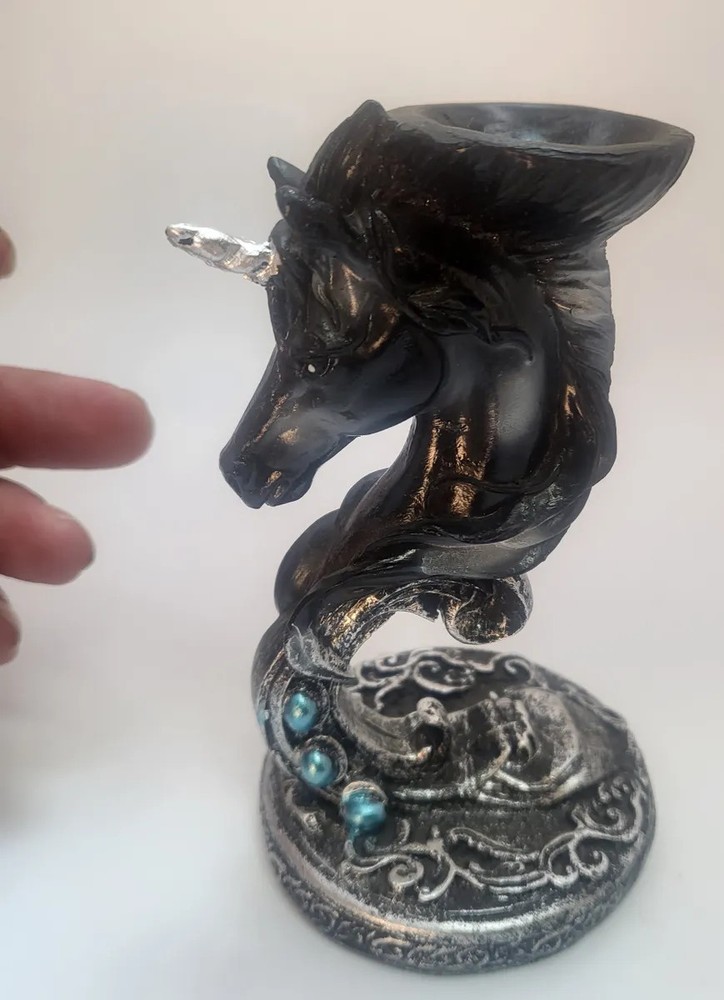 Unicorn Sphere Holder Black 5in