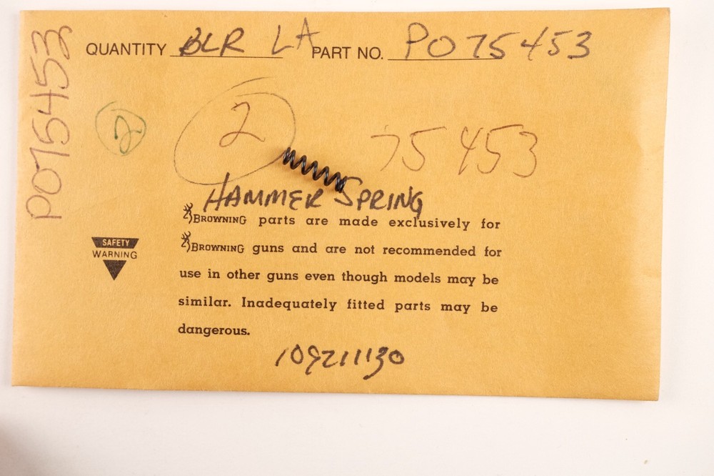 Browning BLR 92 Long Action Folding Hammer Spring  75453