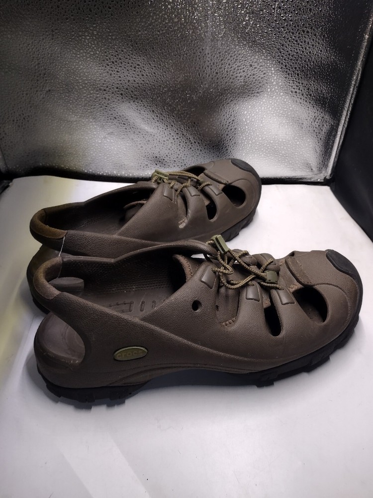 Crocs Mens Rubber Sandals M12 (B7)