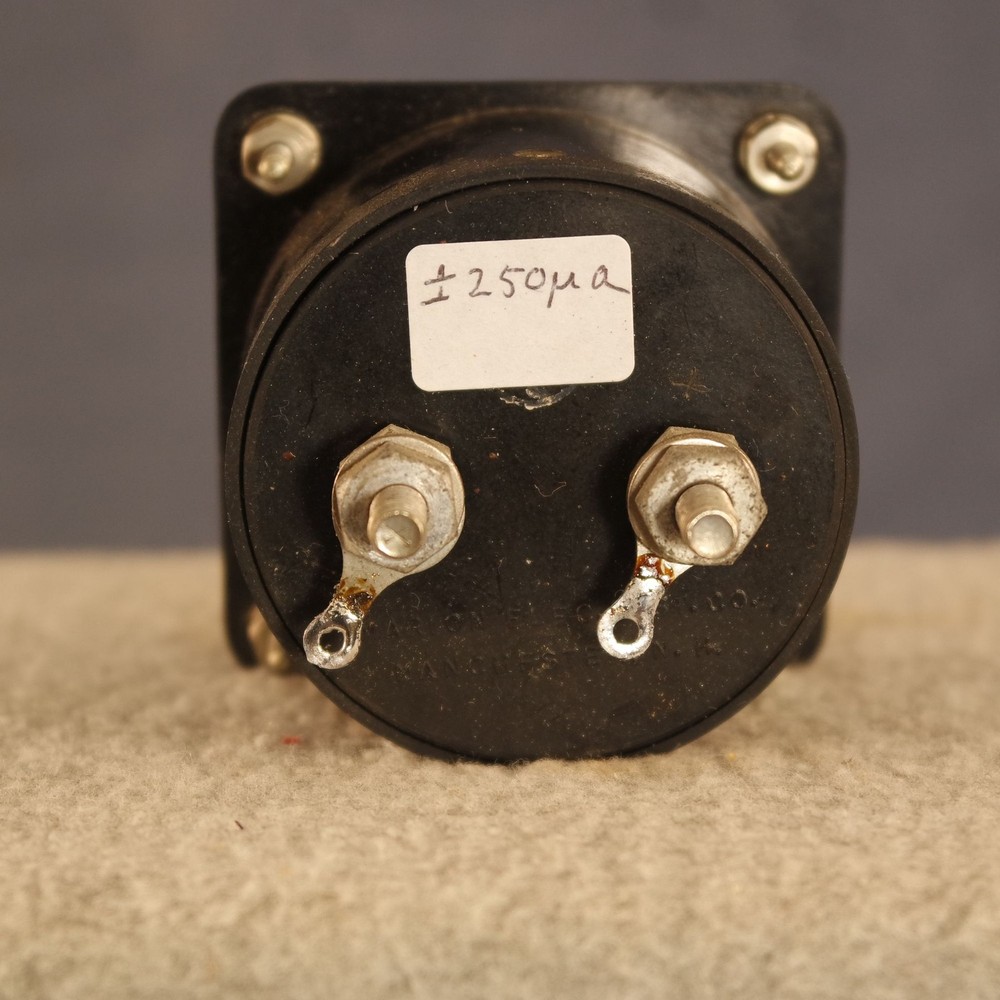 +/- 250 micro amp Panel Meter 250-0-250 Scale Meter Tested