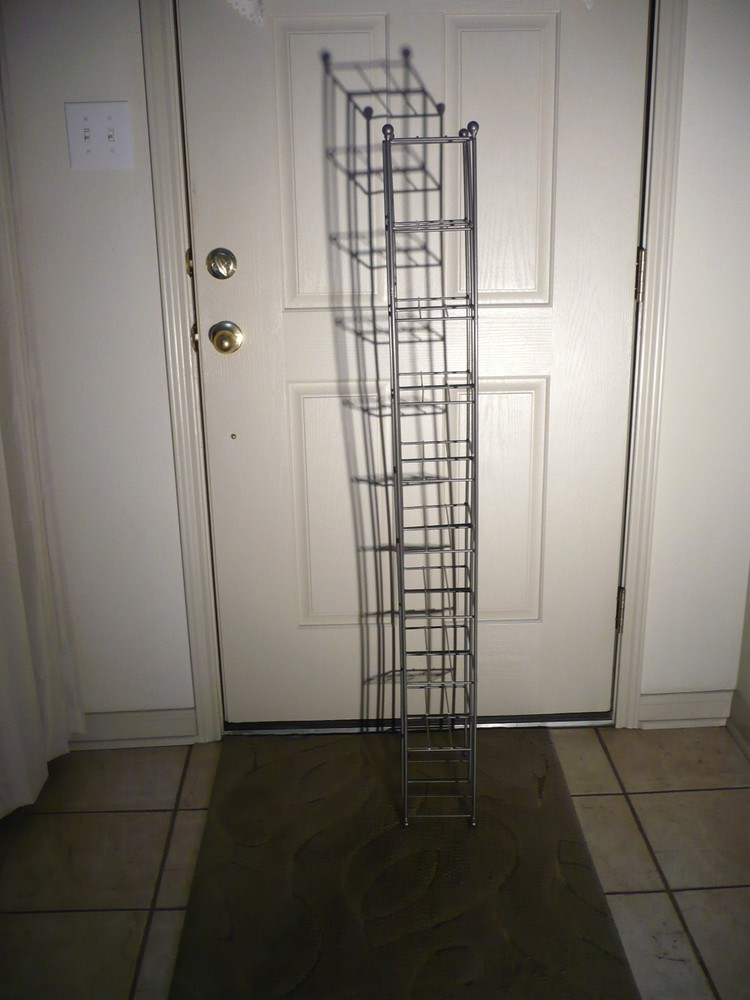 Wavy CD Storage Tower Heavy Steel 232 Capacity