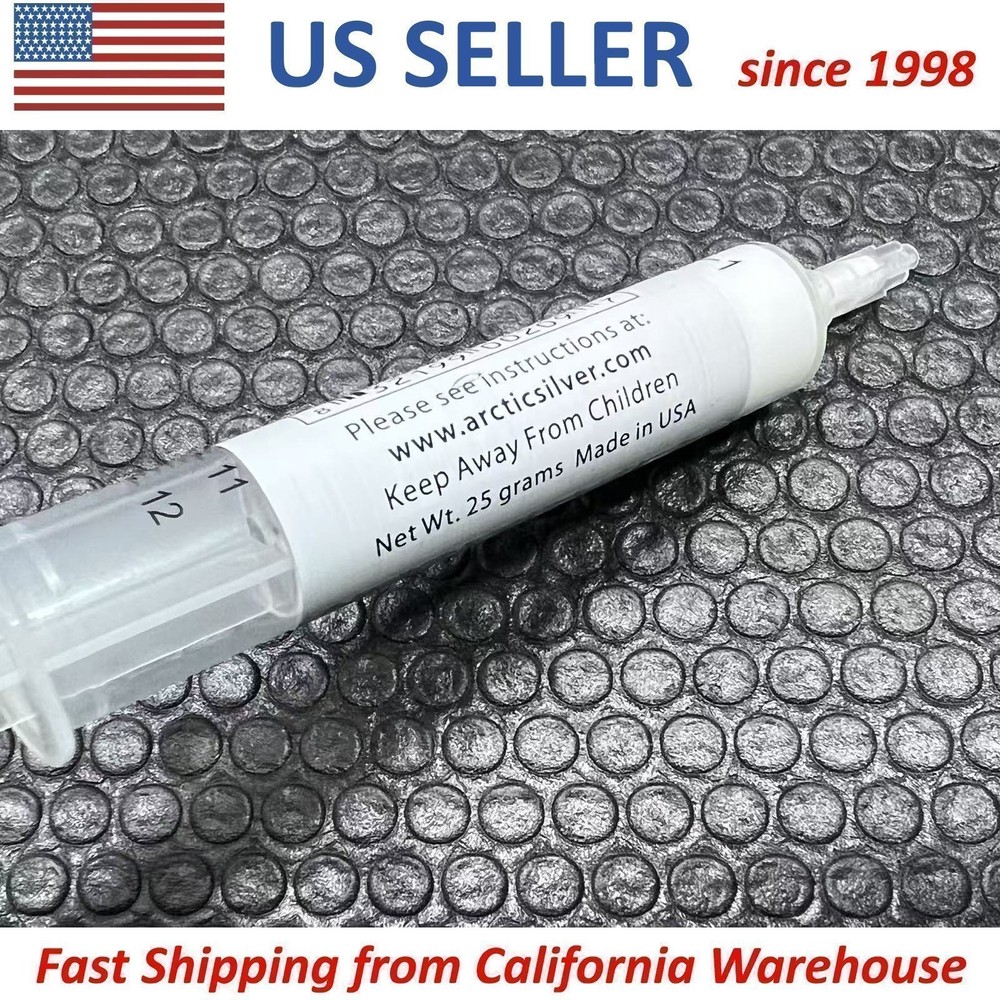 Arctic Silver Ceramique 2 Tri-Linear Ceramic Thermal Compound Paste Syringe 25g