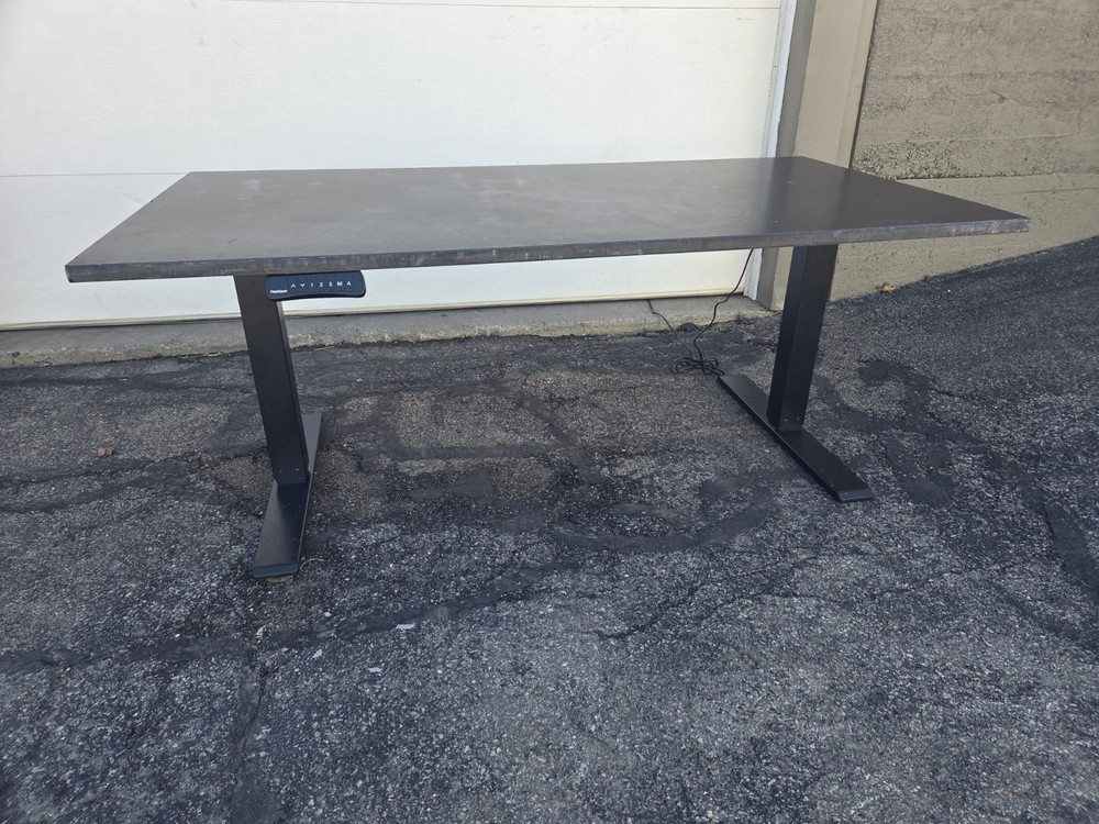 Flexispot Adjustable Workbench, 62"x32", 600 Lb. Capacity,  Phenolic Top, Used