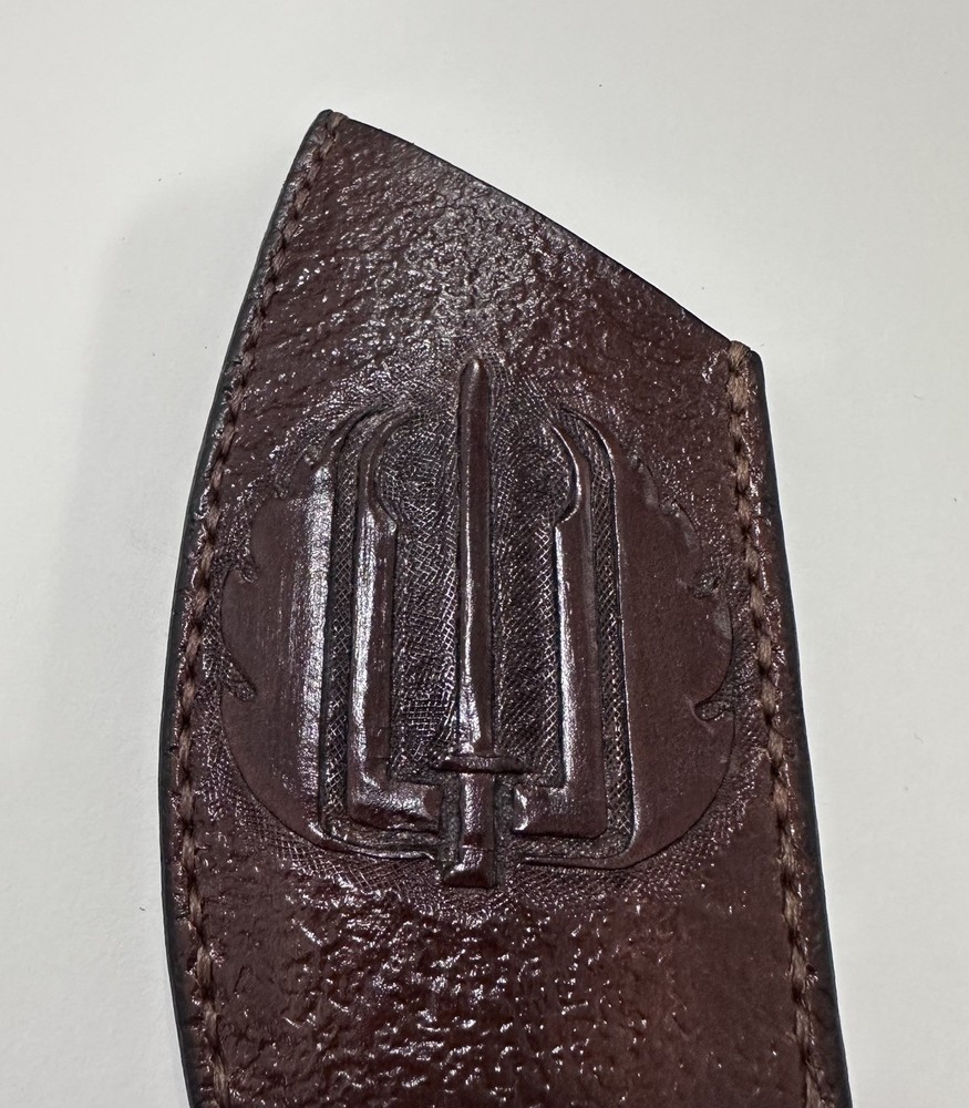 Strider SnG Leather Sheath Handcrafted.
