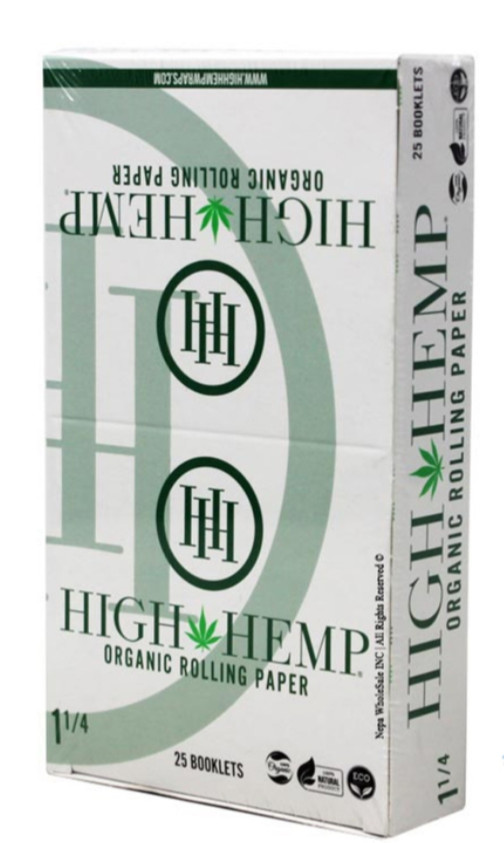 High Hemp Rolling Papers 1 1/4 (6 Packs)