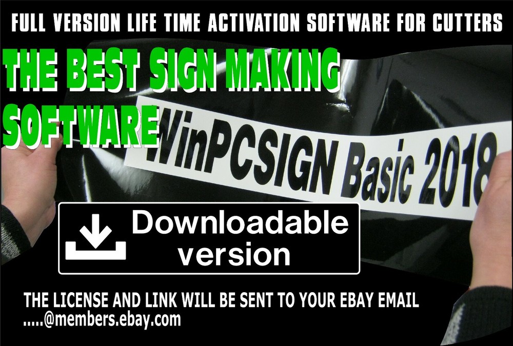 2018 WinPCSIGN BASIC Software Vinyl cutters drivers easy to use. VIA EMAIL